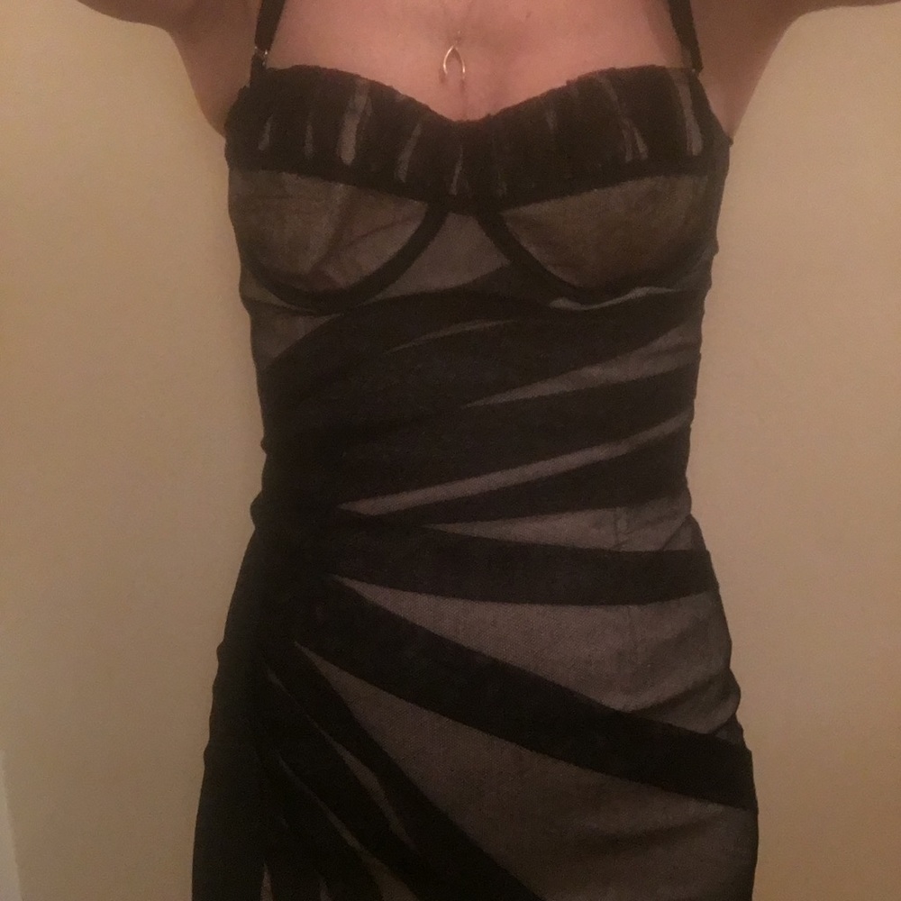 D&G strapless dress